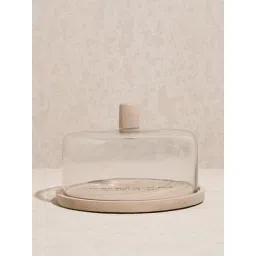 Westside Home Clear Glass Cloche with Wooden Base-picture-19