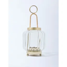 Westside Home Gold Hurricane Glass Candle Holder-image-8