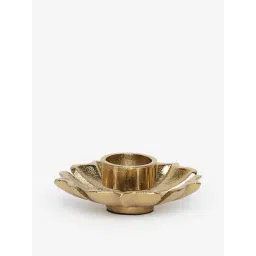 Westside Home Gold Lotus Tealight Candle Holder-picture-45