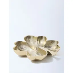 Westside Home Gold Metal Clove Trinket Tray-image-42