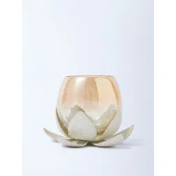 Westside Home Gold Single Leaf Design Tealight Candle Holder-image-23