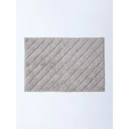 Westside Home Grey Stripe Design Bathmat-image-33