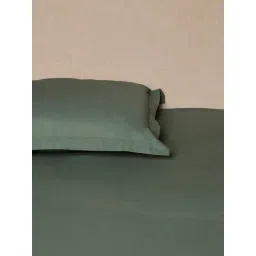 Westside Home Olive Solid Queen Bed Sheet Set-image-1