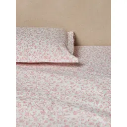 Westside Home Pink Floral Pattern King Bed Sheet Set-picture-15