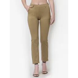Westwood Women Khaki Solid Skinny-Fit Jeggings-picture-26