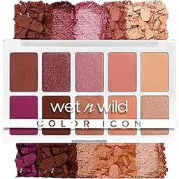 Wet n Wild New Color Icon 10 - Pan Shadow Palette - Heart & Sol (Multicolor) Matte Finish-picture-17