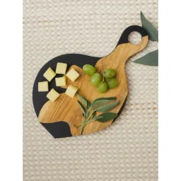 Wewood Black Epoxy Resin & Wood Handcrafted Cheese Board-picture-25