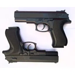 wheelsquare Pull Back Loaded Bullet Magazine Gun (pack of 2) with 100 BB Bullets Guns & Darts-picture-17