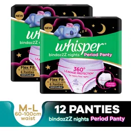 whisper Nights Period Panties Combo Sanitary Pad-picture-17