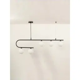 Whispering Homes Aball Island 5-Light Chandelier - Black-picture-25