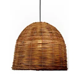 Whispering Homes Bamboo Basket Hanging Lamp-picture-47