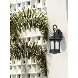 Whispering Homes Black Metal Affable Outdoor Wall Light-picture-13