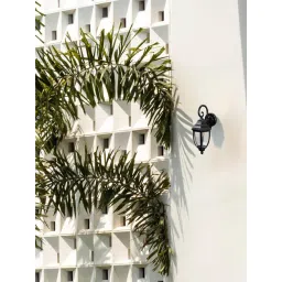 Whispering Homes Black Metal Chasm Outdoor Wall Light-picture-15