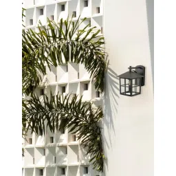 Whispering Homes Black Metal Falcon Outdoor Wall Light-picture-18