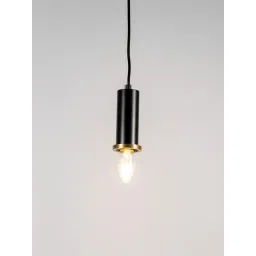 Whispering Homes Black Metal Long Chic Pendant Light-picture-45