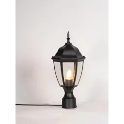 Whispering Homes Black Metal Outdoor Gate Lantern - Large-picture-19