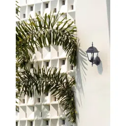 Whispering Homes Black Metal Up Facing Outdoor Wall Light - Small-picture-34