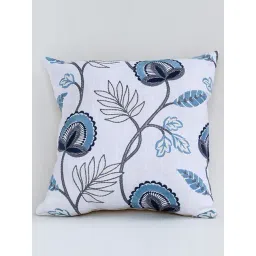 Whispering Homes Blue Chic Embroidered Cushion Cover-picture-26
