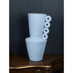 Whispering Homes Blue Pot Ceramic Vase-picture-34