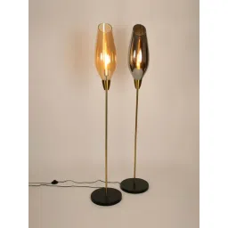 Whispering Homes Brilliance Beam Glass Floor Lamp - Chrome-picture-12