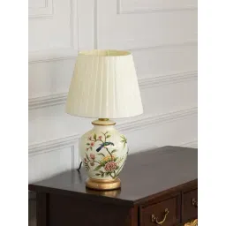 Whispering Homes Cream Baldwin Ceramic Table Lamp With White Shade-picture-48