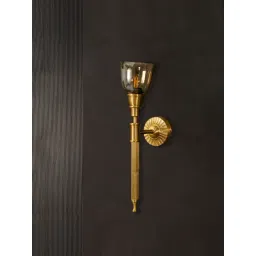 Whispering Homes Elysian Brass Wall Sconce - Glass Shade-picture-37