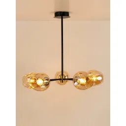 Whispering Homes Flannel 5 Linear Chandelier - Amber-picture-17