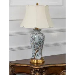 Whispering Homes Light Green Grace Ceramic Table Lamp With White Shade-picture-17