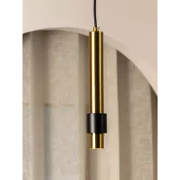 Whispering Homes Multicolor Modern Black & Gold Long Style Pendant Light-picture-31