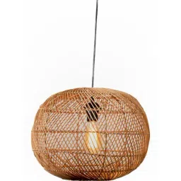 Whispering Homes Orbicular Rattan Hanging Lamp-picture-15