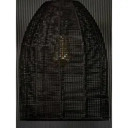 Whispering Homes Sawan Bamboo Pendant Light - Black image 2