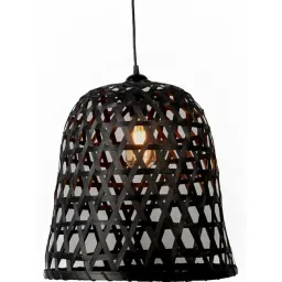 Whispering Homes Sunray Bamboo Lamp - Round-picture-14