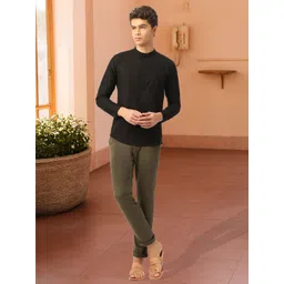 WHITE HEART Men Mandarin Collar Cotton Kurta-picture-34