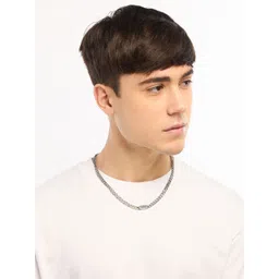 WHITE LIES Men Silver-Plated Chain-picture-41