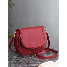 White Lily PU Bucket Sling Bag with Tasselled-picture-35