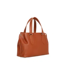 White Lily PU Tote Bag image 3