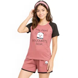 White Moon Women Printed Night suit-picture-42