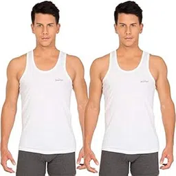 white rose Men Vest (2 Pack, 80 Cms) White-picture-8