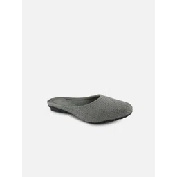 White World Girls Embellished Ethnic Mules-picture-14