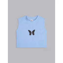 White World Girls Fitted Crop Top-picture-55