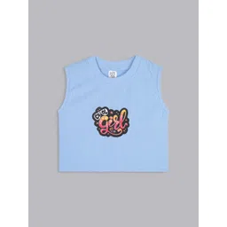 White World Girls Solid Round Neck Top-picture-52