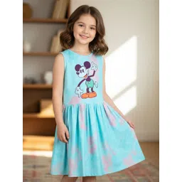 White World Print Fit & Flare Dress-picture-52