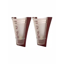 Whiteray Brown 2 Pieces Wood Quirky Wall Lamp-picture-21