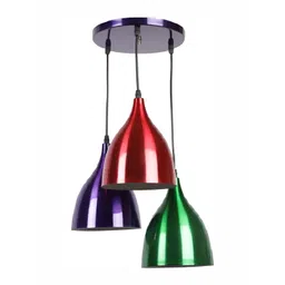 Whiteray Red & Purple Contemporary Ceiling Lamp-picture-43