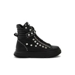 Whitesta Women's Black Sneakers-picture-34