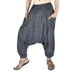 whitewhale Striped Cotton Men Harem Pants-picture-32