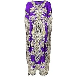 whitewhale Women's Polyester Tribal Maxi Kaftan-picture-17