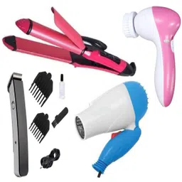 WIB 2 IN 1 Hair Straightener Curler Hair Dryer Personal Care Appliance Combo image 1