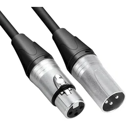 wicrotec Premier Series (3 Pin) Microphone Cable - XLR Male to Female Mic Cable Double Angled XLR Patch Cable-picture-23