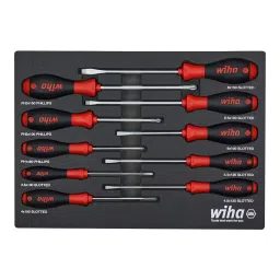 wiha tools WIHA SCREWDRIVER TRAY SET, CUSHION GRIP, 10PC, 30280-picture-38